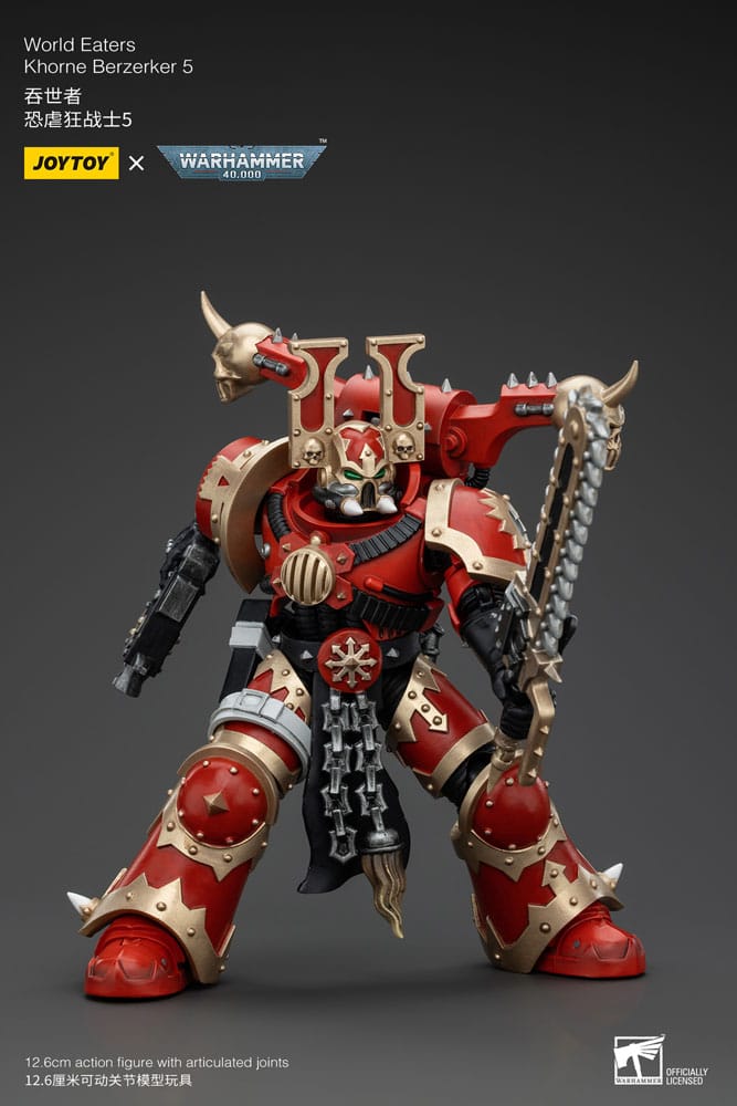 Warhammer 40k Actionfigur 1/18 World Eaters Khorne Berzerker 5 13 cm Image 4