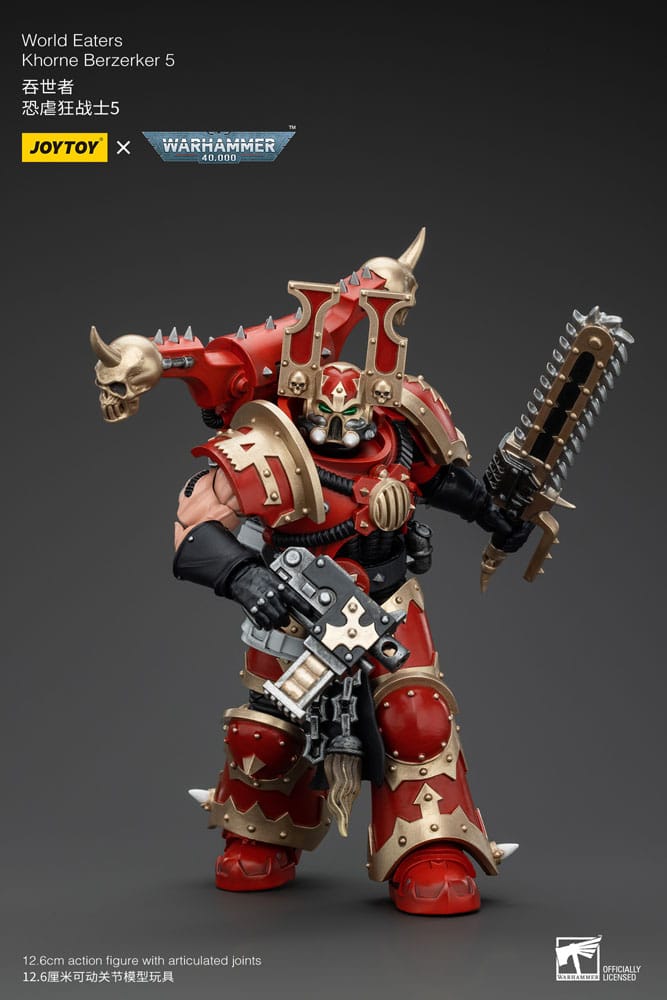 Warhammer 40k Actionfigur 1/18 World Eaters Khorne Berzerker 5 13 cm Image 5