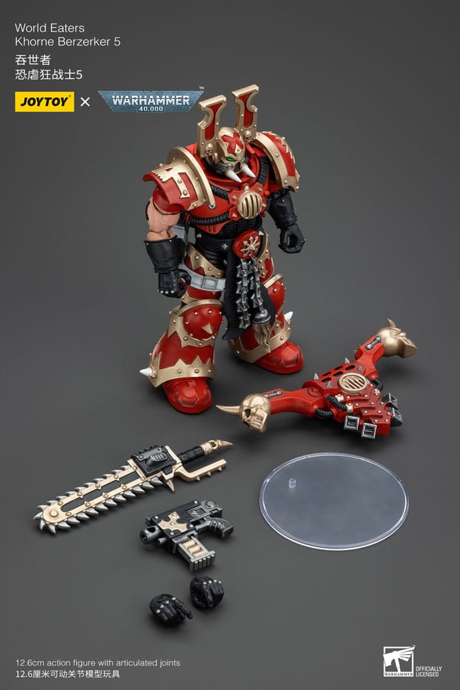 Warhammer 40k Actionfigur 1/18 World Eaters Khorne Berzerker 5 13 cm Image 7