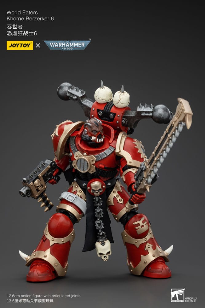 Warhammer 40k Actionfigur 1/18 World Eaters Khorne Berzerker 6 13 cm Image 5