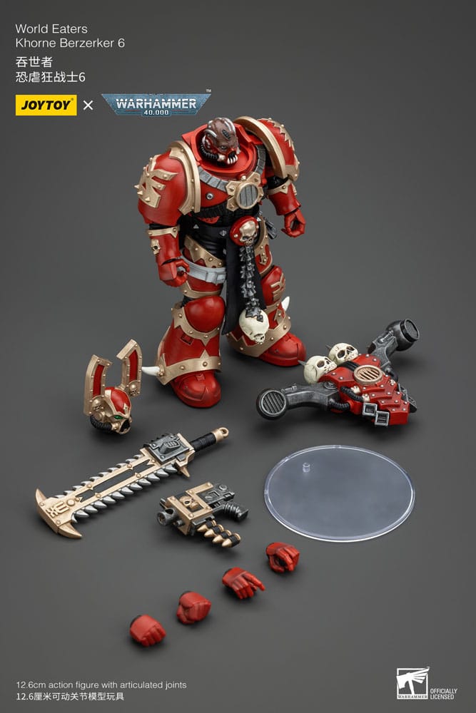 Warhammer 40k Actionfigur 1/18 World Eaters Khorne Berzerker 6 13 cm Image 7