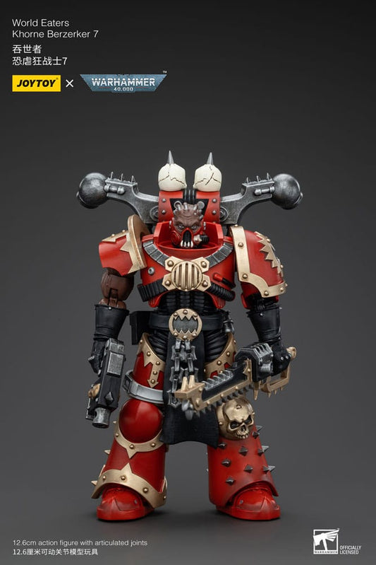 Warhammer 40k Actionfigur 1/18 World Eaters Khorne Berzerker 7 13 cm Image 1
