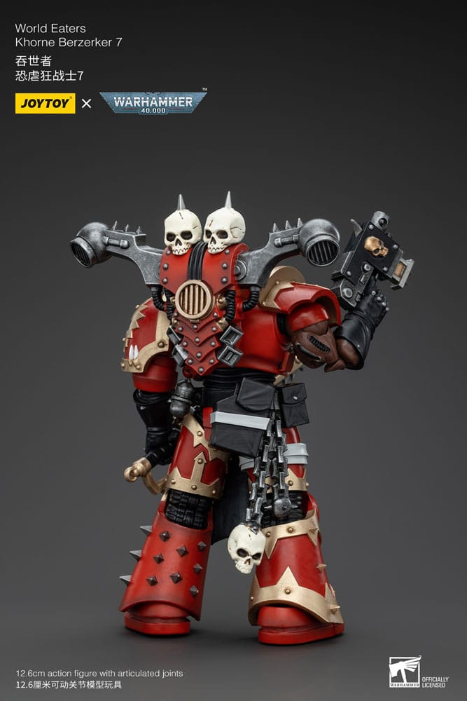 Warhammer 40k Actionfigur 1/18 World Eaters Khorne Berzerker 7 13 cm Image 3