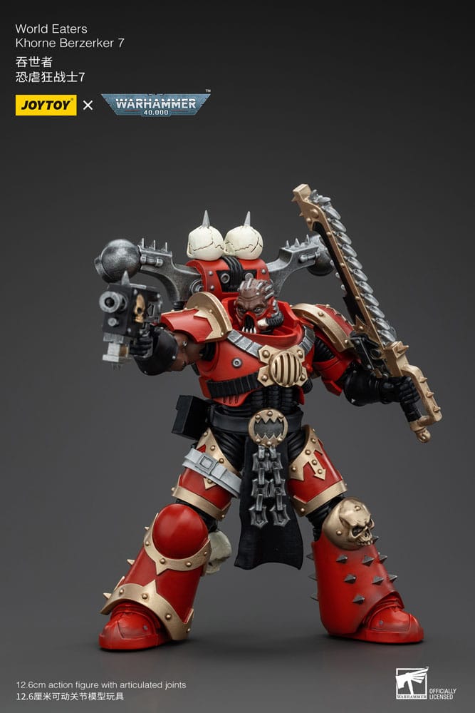 Warhammer 40k Actionfigur 1/18 World Eaters Khorne Berzerker 7 13 cm Image 5