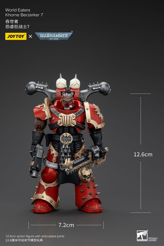 Warhammer 40k Actionfigur 1/18 World Eaters Khorne Berzerker 7 13 cm Image 6