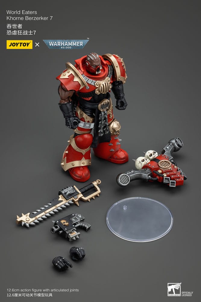 Warhammer 40k Actionfigur 1/18 World Eaters Khorne Berzerker 7 13 cm Image 7