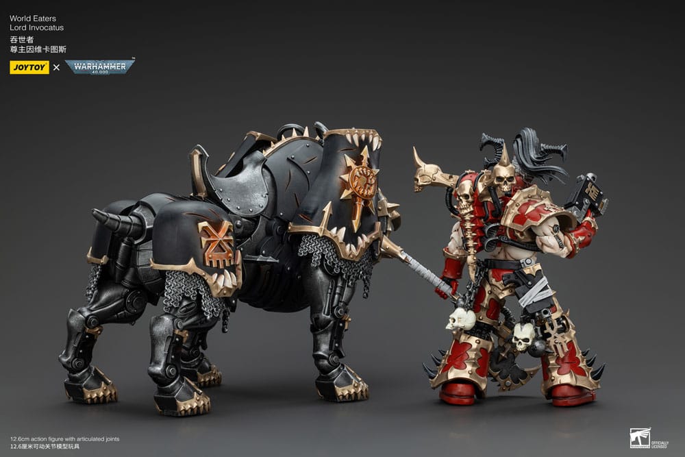 Warhammer 40k Actionfigur 1/18 World Eaters Lord Invocatus 13 cm Image 3