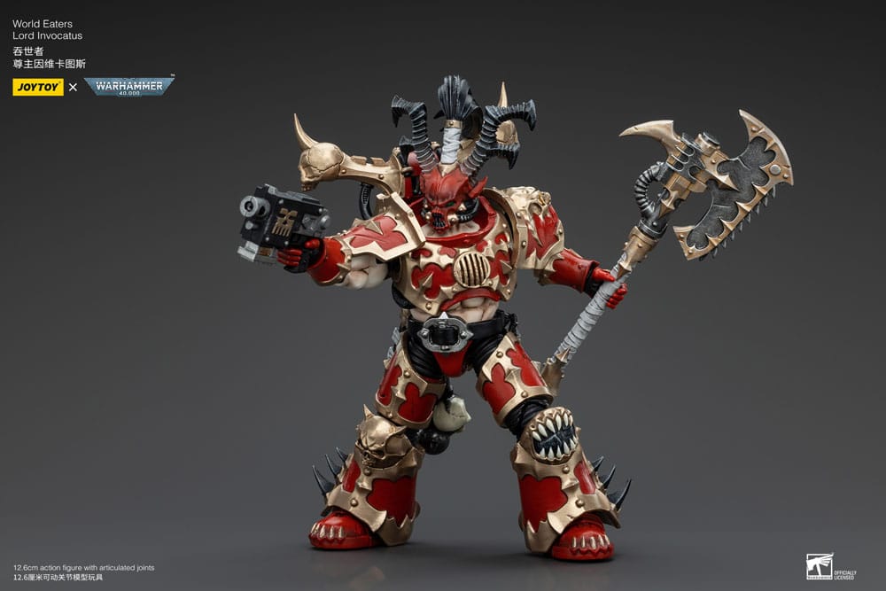 Warhammer 40k Actionfigur 1/18 World Eaters Lord Invocatus 13 cm Image 17