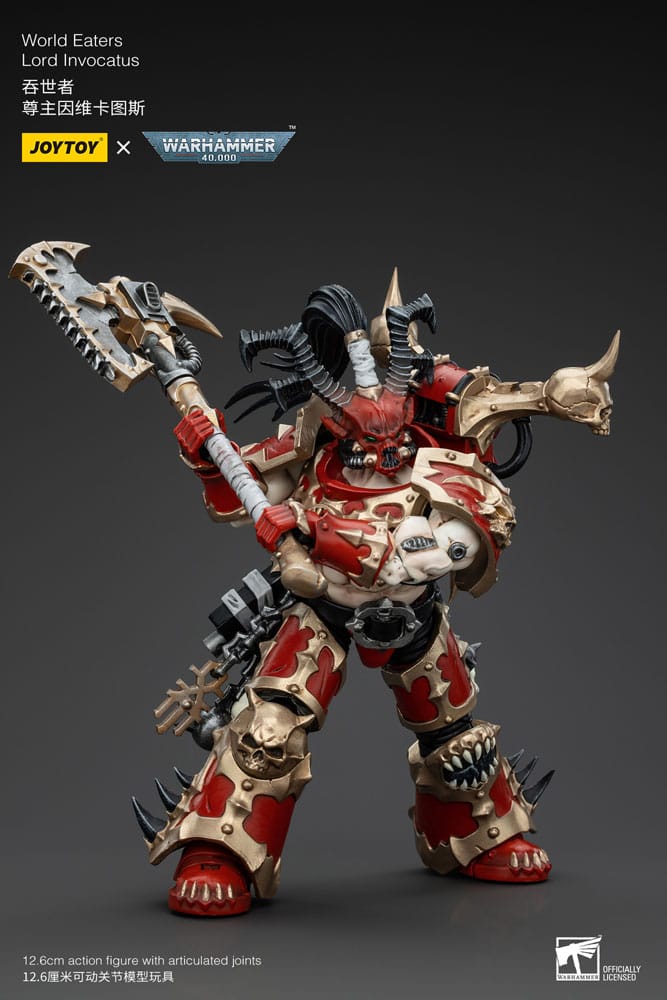 Warhammer 40k Actionfigur 1/18 World Eaters Lord Invocatus 13 cm Image 19