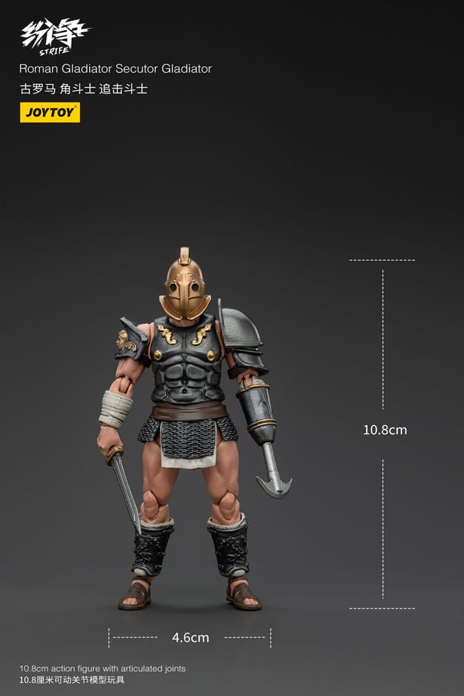 Strife Actionfigur 1/18 Roman Gladiator Secutor Gladiator 11 cm Image 2