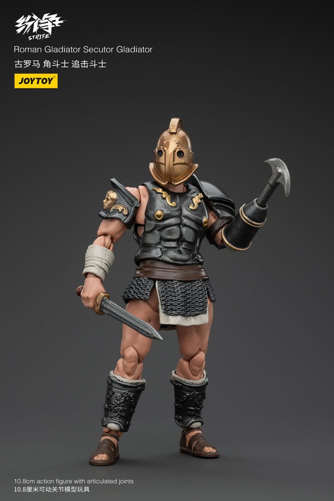 Strife Actionfigur 1/18 Roman Gladiator Secutor Gladiator 11 cm Image 3