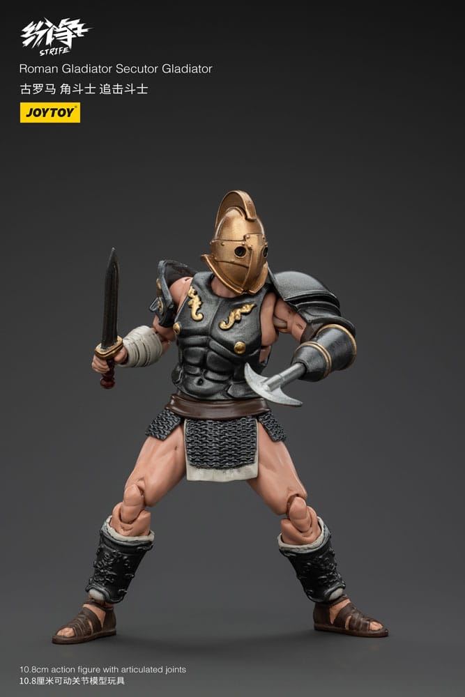 Strife Actionfigur 1/18 Roman Gladiator Secutor Gladiator 11 cm Image 5