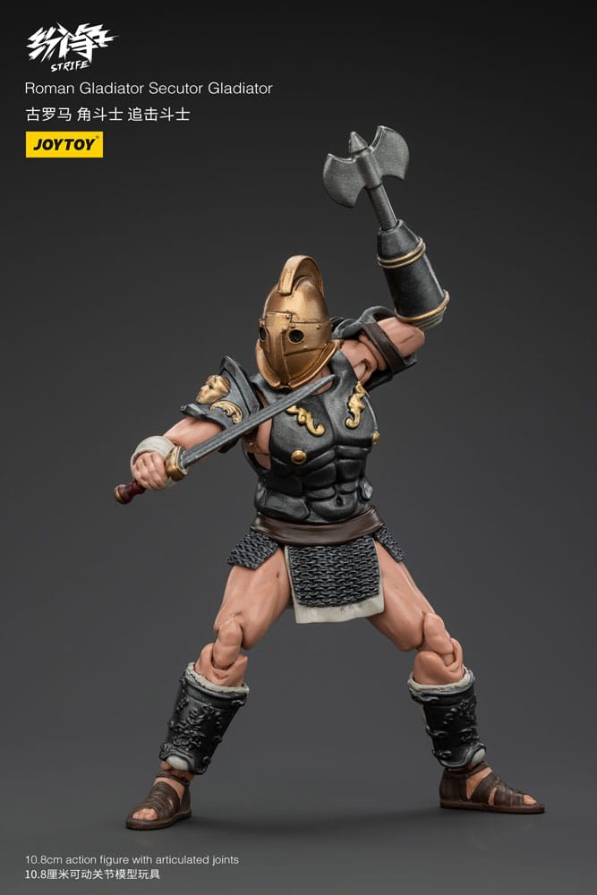 Strife Actionfigur 1/18 Roman Gladiator Secutor Gladiator 11 cm Image 6