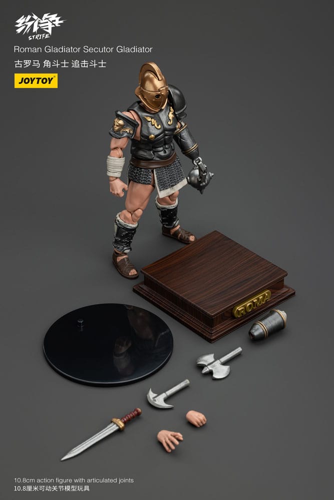 Strife Actionfigur 1/18 Roman Gladiator Secutor Gladiator 11 cm Image 8