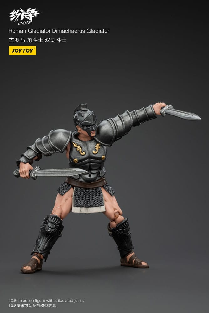 Strife Actionfigur 1/18 Roman Gladiator Dimachaerus Gladiator 11 cm Image 4
