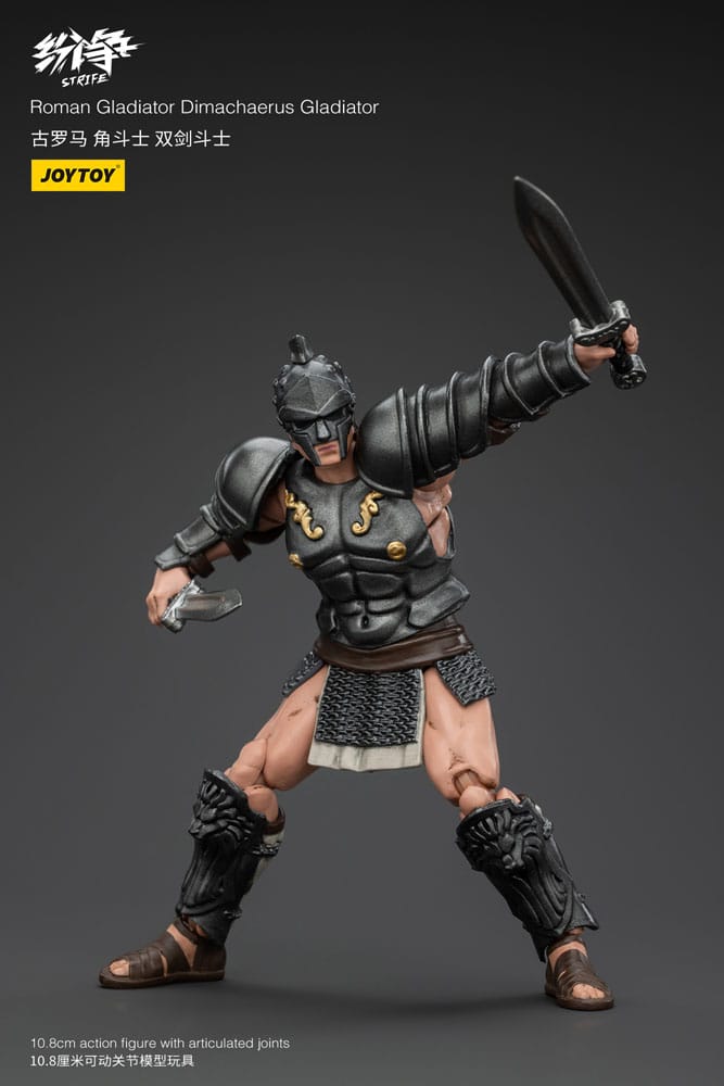 Strife Actionfigur 1/18 Roman Gladiator Dimachaerus Gladiator 11 cm Image 5