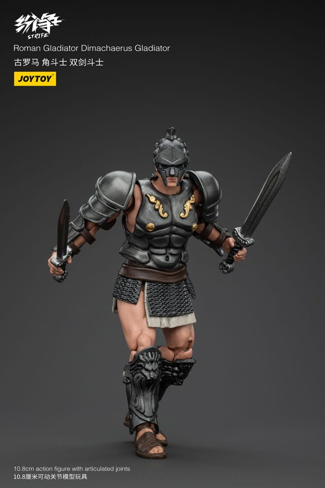 Strife Actionfigur 1/18 Roman Gladiator Dimachaerus Gladiator 11 cm Image 6