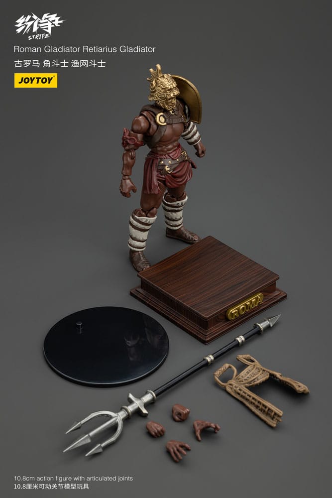 Strife Actionfigur 1/18 Roman Gladiator Retiarius Gladiator 11 cm Image 6