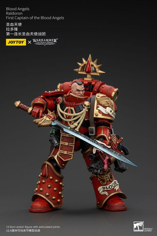 Warhammer The Horus Heresy Actionfigur 1/18 Blood Angels Raldoron First Captain of the Blood Angels 13 cm Image 1