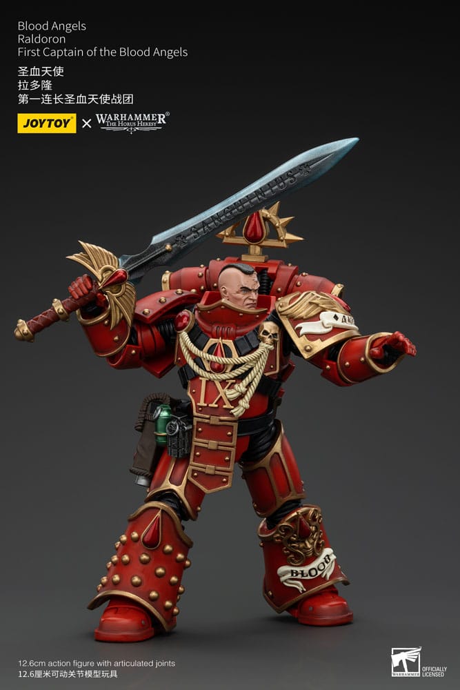 Warhammer The Horus Heresy Actionfigur 1/18 Blood Angels Raldoron First Captain of the Blood Angels 13 cm Image 3