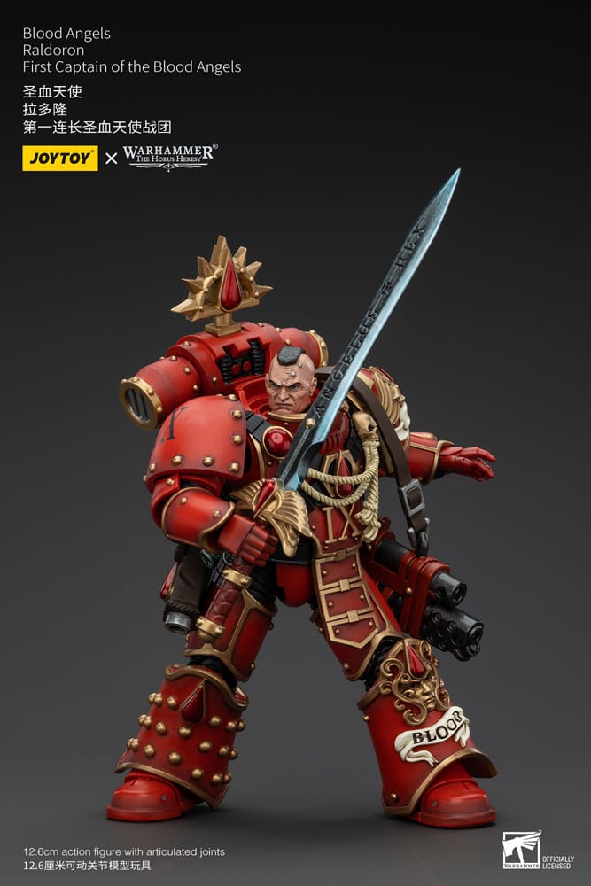 Warhammer The Horus Heresy Actionfigur 1/18 Blood Angels Raldoron First Captain of the Blood Angels 13 cm Image 4