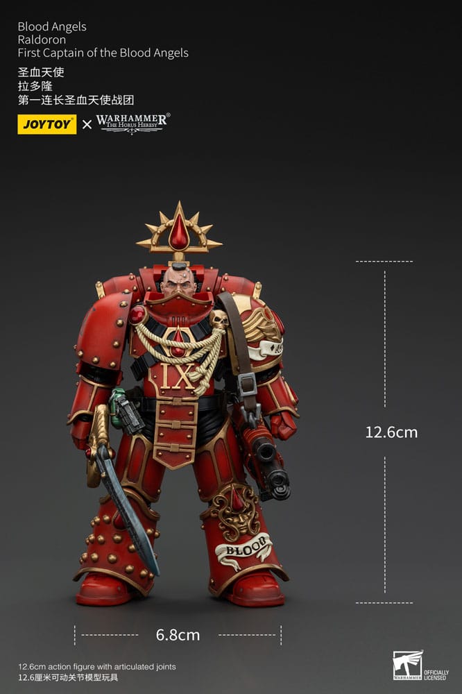 Warhammer The Horus Heresy Actionfigur 1/18 Blood Angels Raldoron First Captain of the Blood Angels 13 cm Image 11