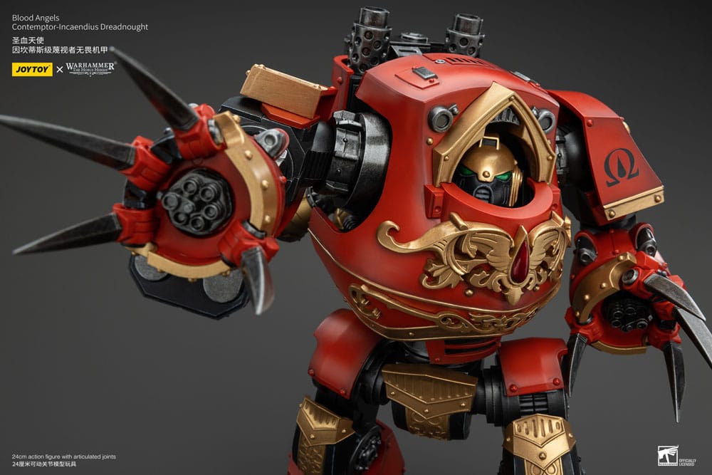 Warhammer The Horus Heresy Actionfigur 1/18 Blood Angels Contemptor-Incaendius Dreadnought 24 cm Image 10
