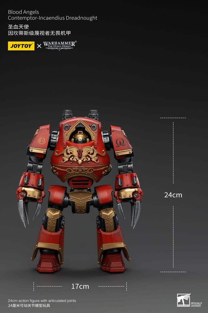 Warhammer The Horus Heresy Actionfigur 1/18 Blood Angels Contemptor-Incaendius Dreadnought 24 cm Image 11