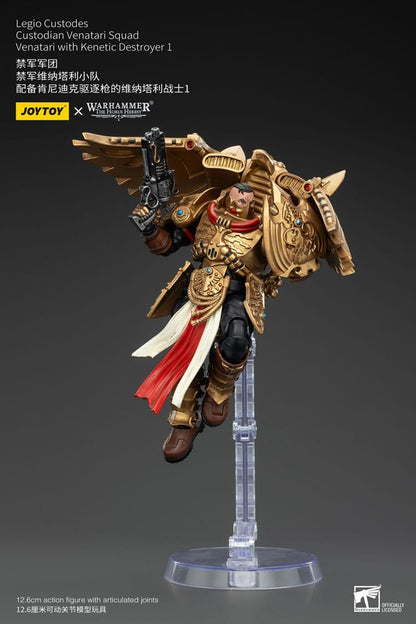 Warhammer The Horus Heresy Actionfigur 1/18 Legio Custodes Custodian Venatari Squad Venatari with Kenetic Destroyer 1 13 cm Image 8
