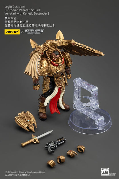 Warhammer The Horus Heresy Actionfigur 1/18 Legio Custodes Custodian Venatari Squad Venatari with Kenetic Destroyer 1 13 cm Image 9