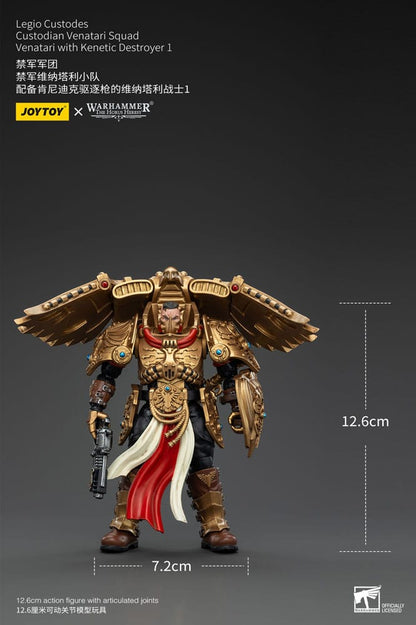 Warhammer The Horus Heresy Actionfigur 1/18 Legio Custodes Custodian Venatari Squad Venatari with Kenetic Destroyer 1 13 cm Image 10