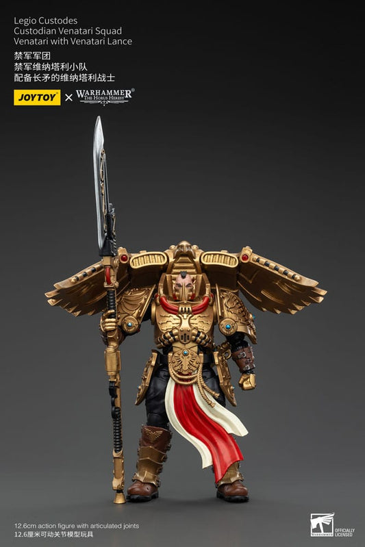 Warhammer The Horus Heresy Actionfigur 1/18 Legio Custodes Custodian Venatari Squad Venatari with Venatari Lance 13 cm Image 1