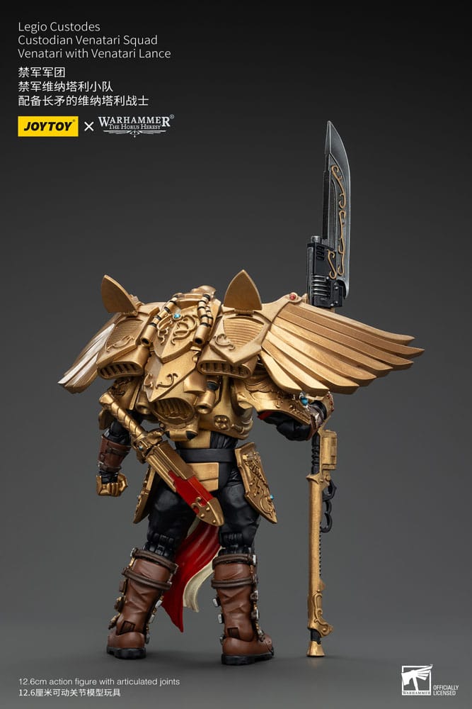 Warhammer The Horus Heresy Actionfigur 1/18 Legio Custodes Custodian Venatari Squad Venatari with Venatari Lance 13 cm Image 3