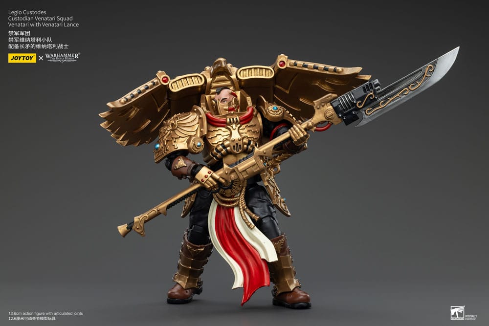 Warhammer The Horus Heresy Actionfigur 1/18 Legio Custodes Custodian Venatari Squad Venatari with Venatari Lance 13 cm Image 5