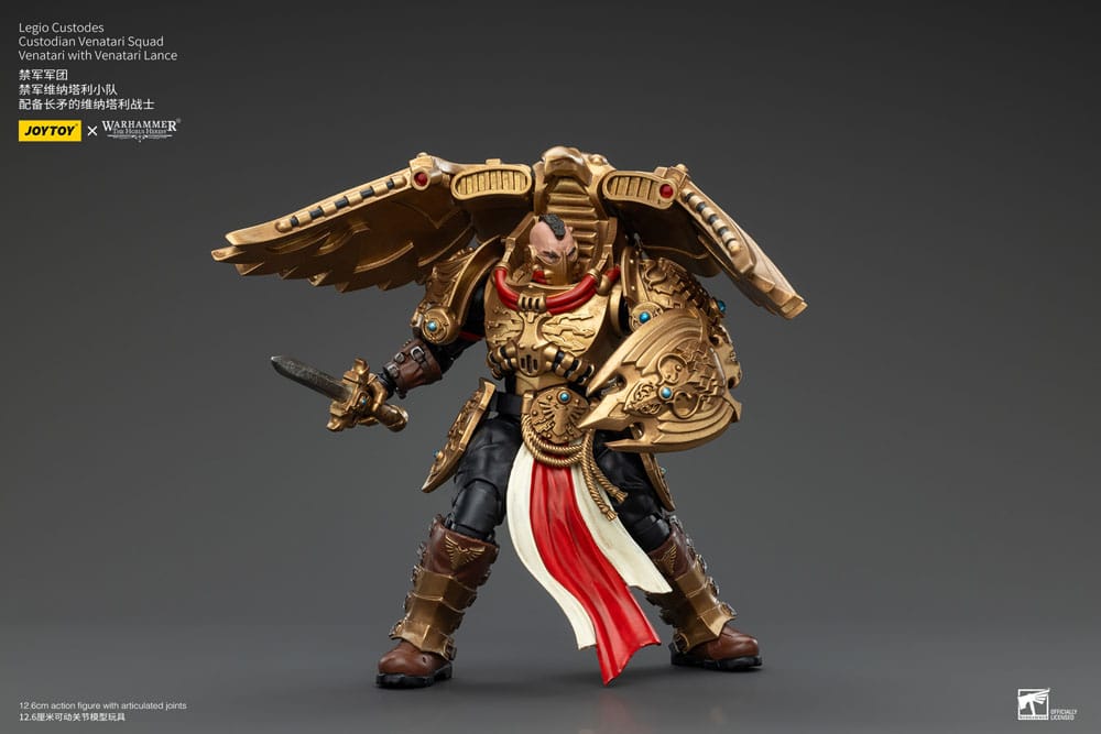 Warhammer The Horus Heresy Actionfigur 1/18 Legio Custodes Custodian Venatari Squad Venatari with Venatari Lance 13 cm Image 6