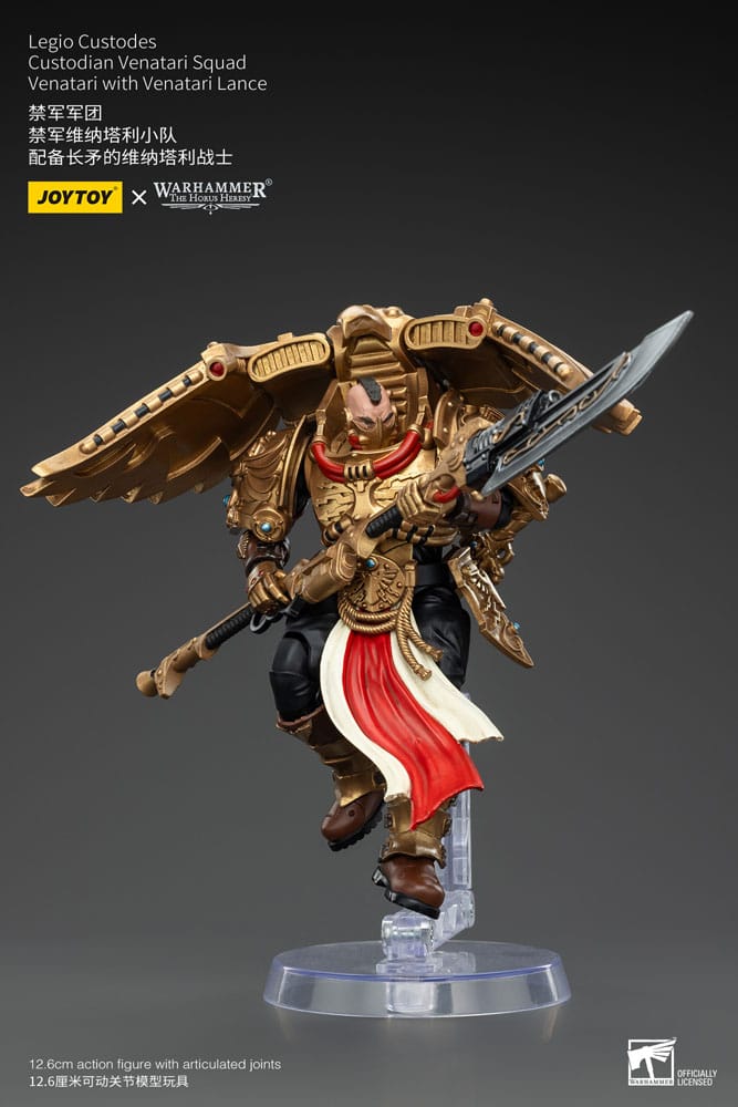Warhammer The Horus Heresy Actionfigur 1/18 Legio Custodes Custodian Venatari Squad Venatari with Venatari Lance 13 cm Image 7