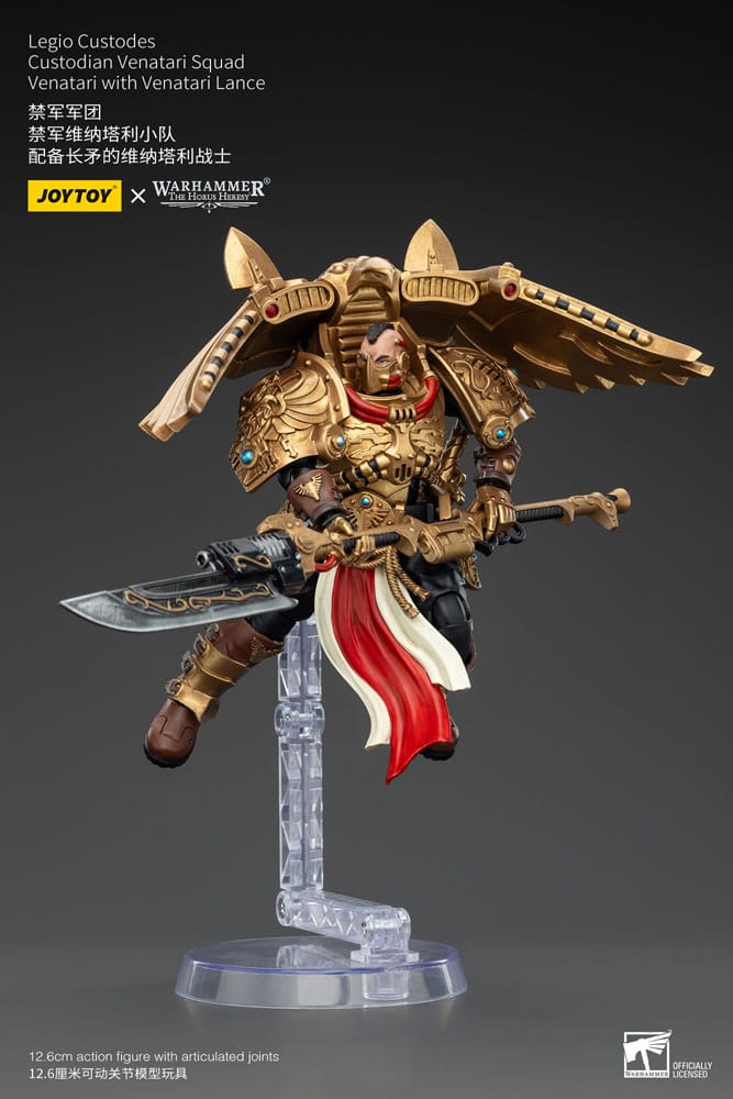 Warhammer The Horus Heresy Actionfigur 1/18 Legio Custodes Custodian Venatari Squad Venatari with Venatari Lance 13 cm Image 8
