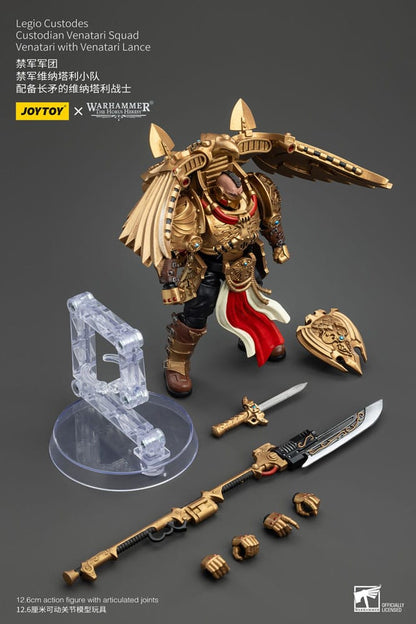 Warhammer The Horus Heresy Actionfigur 1/18 Legio Custodes Custodian Venatari Squad Venatari with Venatari Lance 13 cm Image 9