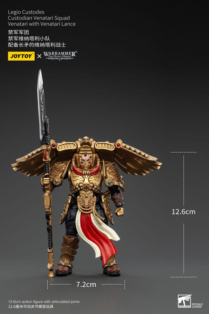 Warhammer The Horus Heresy Actionfigur 1/18 Legio Custodes Custodian Venatari Squad Venatari with Venatari Lance 13 cm Image 10