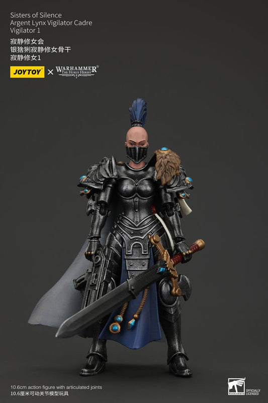 Warhammer The Horus Heresy Actionfigur Sisters of Silence Argent Lynx Vigilator Cadre Vigilator 1 19 cm Image 1