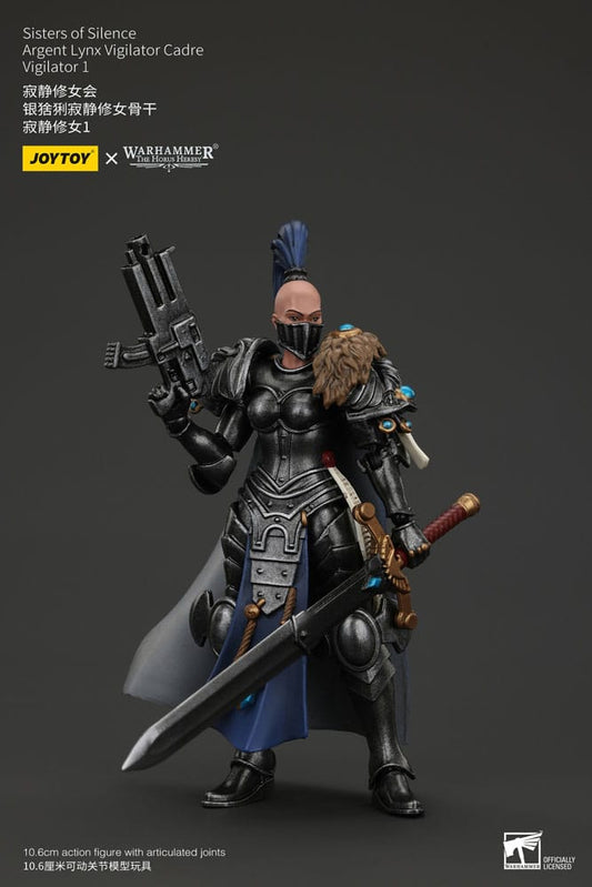 Warhammer The Horus Heresy Actionfigur Sisters of Silence Argent Lynx Vigilator Cadre Vigilator 1 19 cm Image 2
