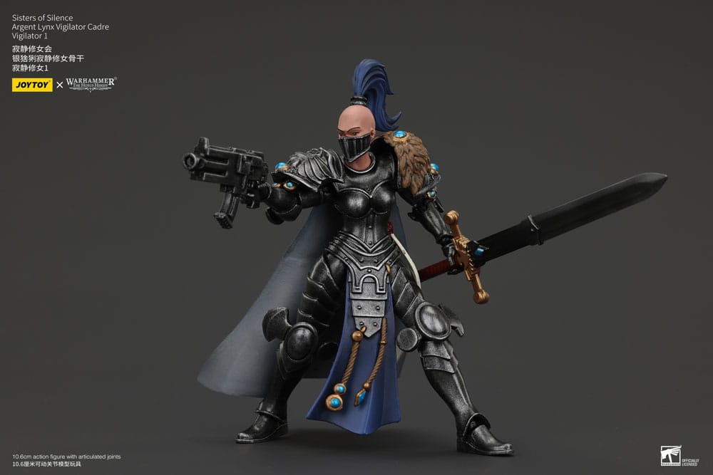 Warhammer The Horus Heresy Actionfigur Sisters of Silence Argent Lynx Vigilator Cadre Vigilator 1 19 cm Image 4