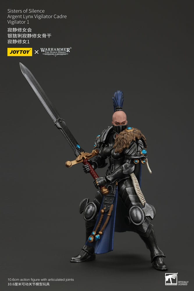 Warhammer The Horus Heresy Actionfigur Sisters of Silence Argent Lynx Vigilator Cadre Vigilator 1 19 cm Image 6