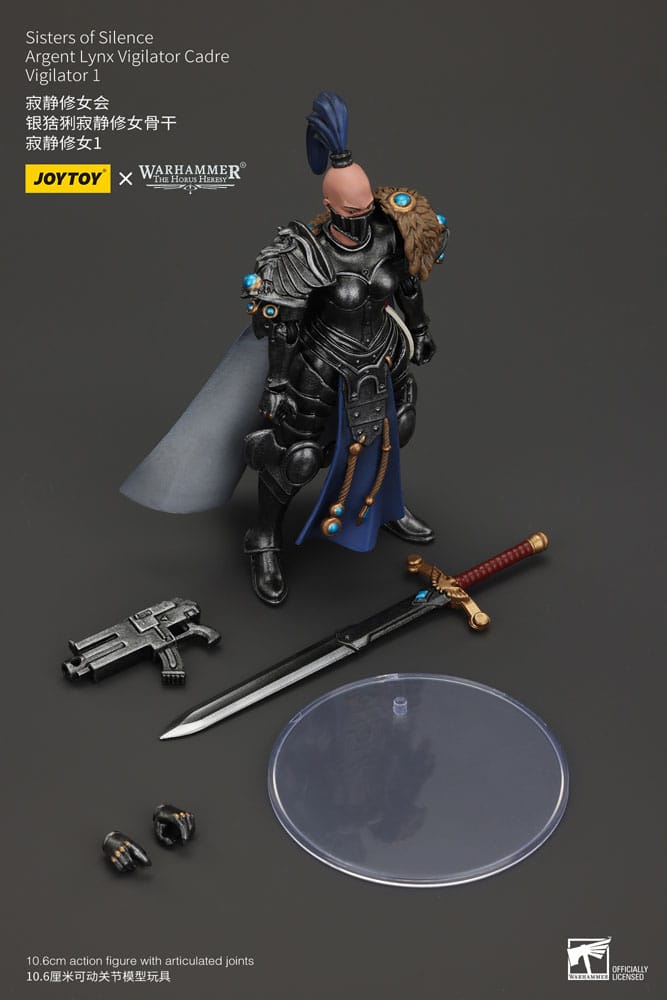Warhammer The Horus Heresy Actionfigur Sisters of Silence Argent Lynx Vigilator Cadre Vigilator 1 19 cm Image 8