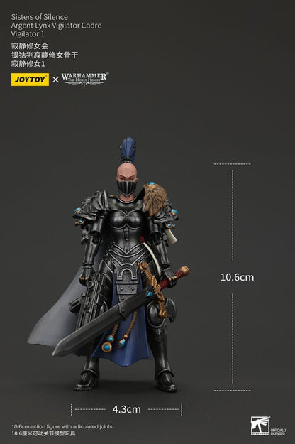 Warhammer The Horus Heresy Actionfigur Sisters of Silence Argent Lynx Vigilator Cadre Vigilator 1 19 cm Image 9