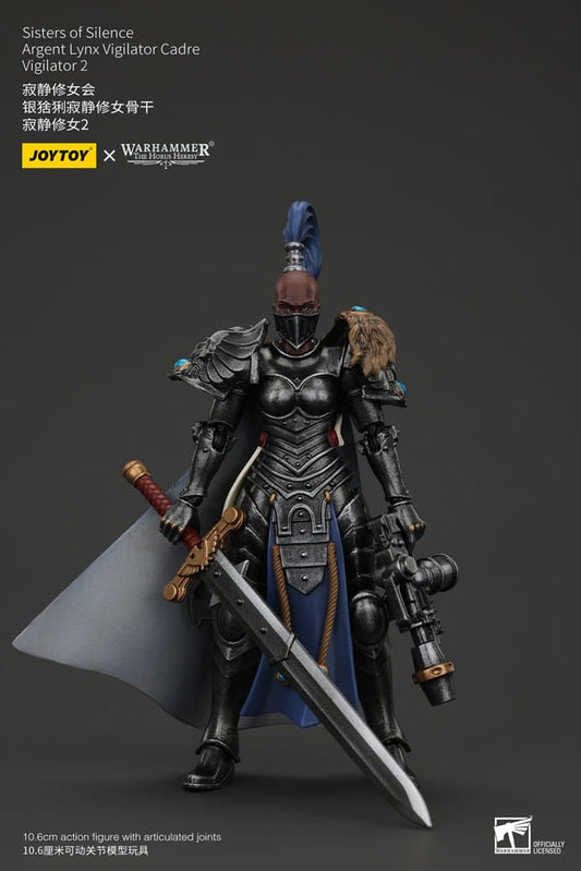 Warhammer The Horus Heresy Actionfigur Sisters of Silence Argent Lynx Vigilator Cadre Vigilator 2 19 cm Image 1