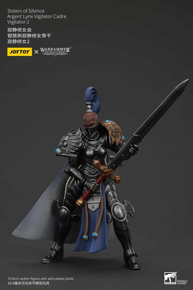 Warhammer The Horus Heresy Actionfigur Sisters of Silence Argent Lynx Vigilator Cadre Vigilator 2 19 cm Image 7