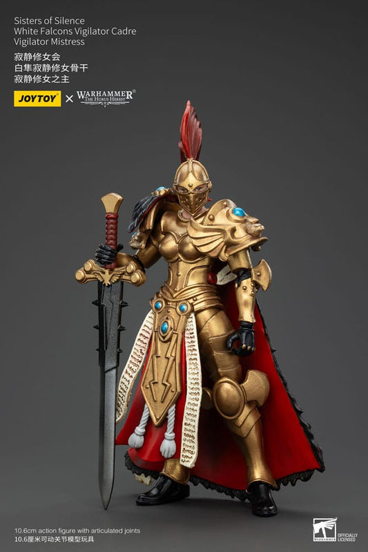 Warhammer The Horus Heresy Actionfigur Sisters of Silence White Falcons Vigilator Cadre Vigilator Mistress 19 cm Image 2