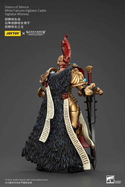 Warhammer The Horus Heresy Actionfigur Sisters of Silence White Falcons Vigilator Cadre Vigilator Mistress 19 cm Image 3