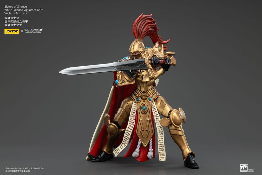 Warhammer The Horus Heresy Actionfigur Sisters of Silence White Falcons Vigilator Cadre Vigilator Mistress 19 cm Image 5